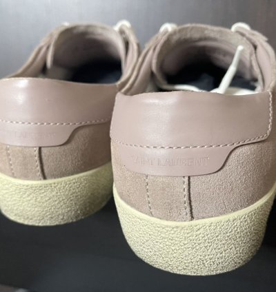 Saint Laurent Sl06 Rose Court Classic Signature Sneakers