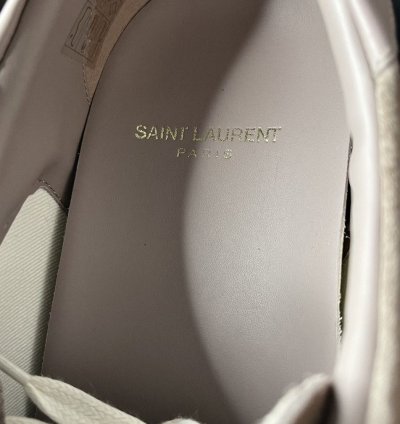 Saint Laurent Sl06 Rose Court Classic Signature Sneakers