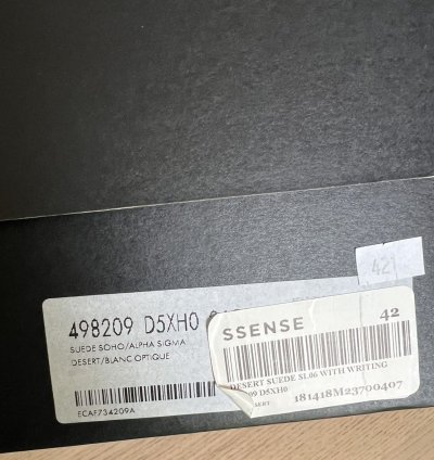 Saint Laurent Sl06 Suede Soho Desert Tan Nib Sz 42