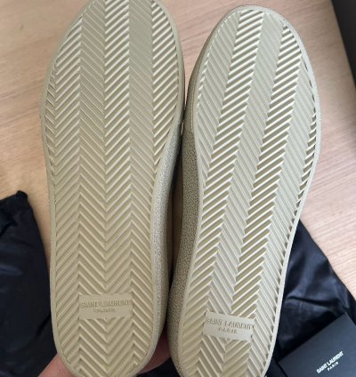 Saint Laurent Sl06 Suede Soho Desert Tan Nib Sz 42