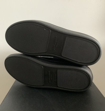 Saint Laurent Sl10 High-top Black Suede Sneaker