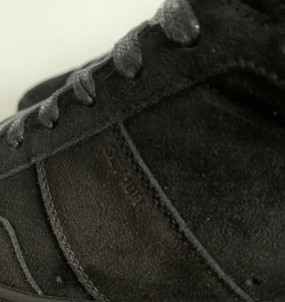 Saint Laurent Sl10 High-top Black Suede Sneaker