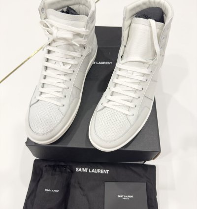 Saint Laurent Sl10h White Sneakers Sz 43