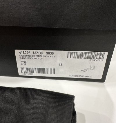 Saint Laurent Sl10h White Sneakers Sz 43