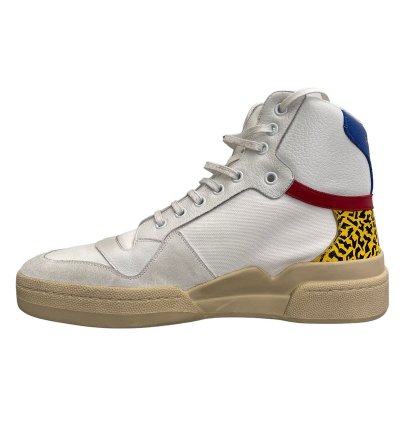 Saint Laurent Sl24 Mid Top Sneakers