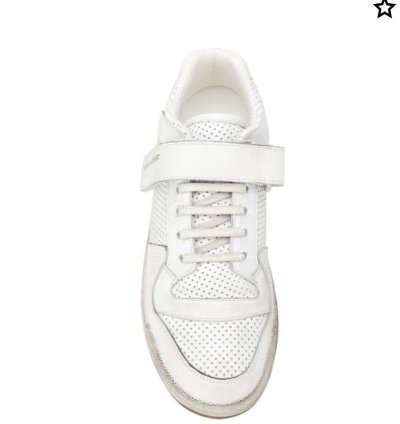 Saint Laurent Sl24 Worn-effect Sneakers