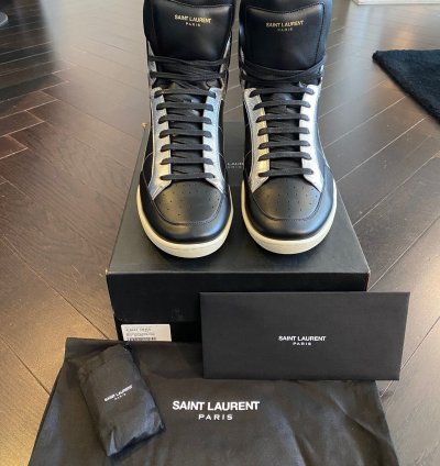 Saint Laurent Sneakers Sl 36h Classic Hi-top Black Leather
