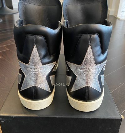 Saint Laurent Sneakers Sl 36h Classic Hi-top Black Leather