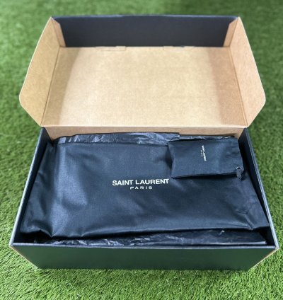 Saint Laurent Ss14 Bloodluster Shoes Sz 11 Blk Aop New Box