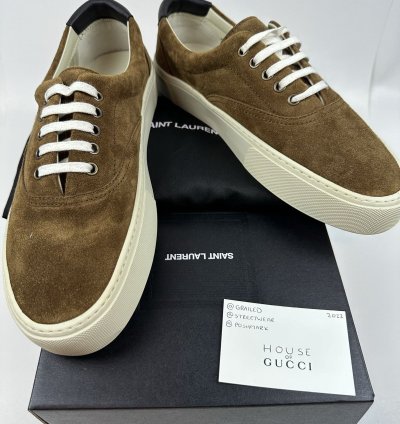 Saint Laurent Suede Sneakers