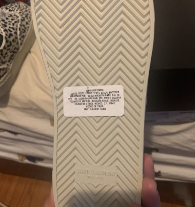 Saint Laurent Venice Babycat Print Leopard Sz 9