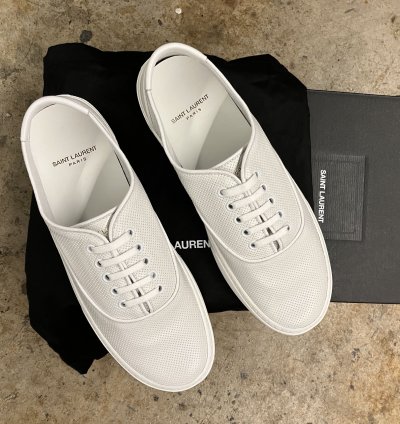 Saint Laurent Venice Low-top Sneakers White