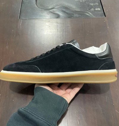Loro Piana Tennis Walk Sneaker black Suede