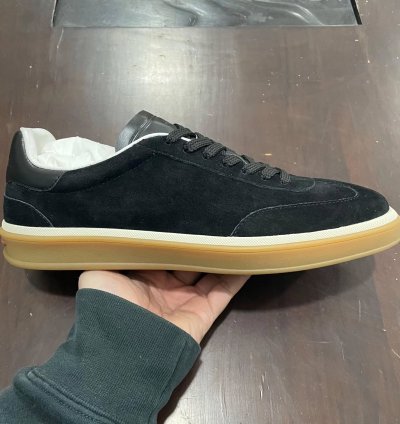Loro Piana Tennis Walk Sneaker black Suede