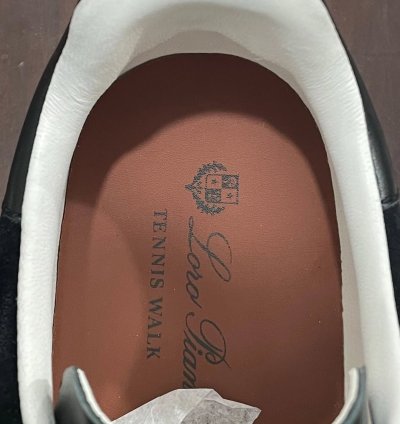 Loro Piana Tennis Walk Sneaker black Suede