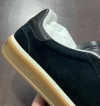 Loro Piana Tennis Walk Sneaker black Suede