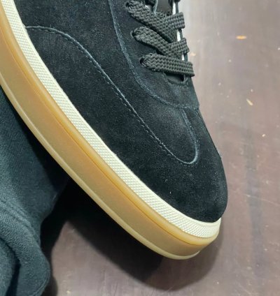 Loro Piana Tennis Walk Sneaker black Suede