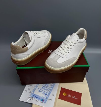 Loro Piana Tennis Walk Sneaker white