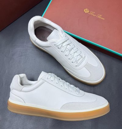 Loro Piana Tennis Walk Sneaker white