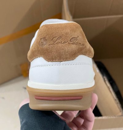 Loro Piana Tennis Walk Sneaker white