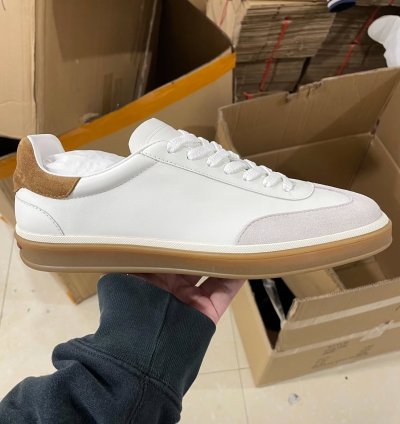 Loro Piana Tennis Walk Sneaker white