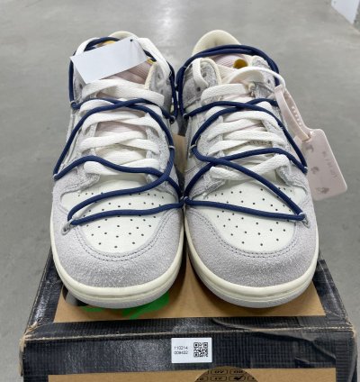 Size 8 5 - Nike Dunk Low Off-white Lot 18 Suede New Ds