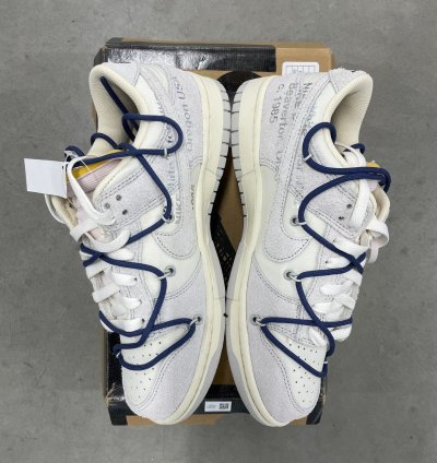 Size 8 5 - Nike Dunk Low Off-white Lot 18 Suede New Ds