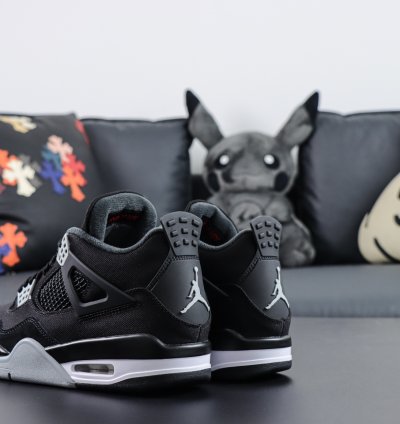 Nike Air Jordan 4 Retro Se Black Canvas Dh7138-006