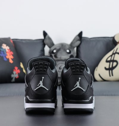Nike Air Jordan 4 Retro Se Black Canvas Dh7138-006