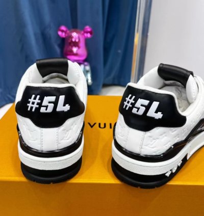 Lv Trainer Sneaker black White Monogram