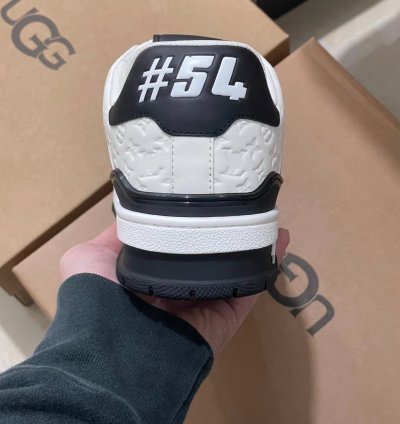 Lv Trainer Sneaker black White Monogram