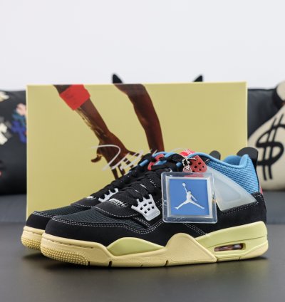 Union X Nike Air Jordan 4 Retro off Noir Dc9533-001