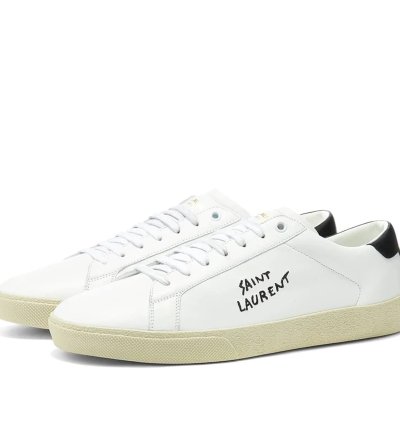 Sl Court Court Classic Sl06 Embroidered Leather Us 11 Eu 44
