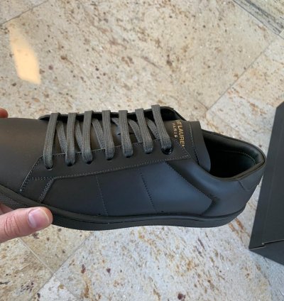 Sl01 Low Top Sneakers In Haunting Green