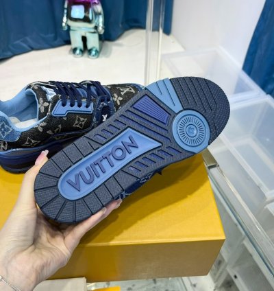 Iv Trainer Sneaker blue Black Denim Monogram