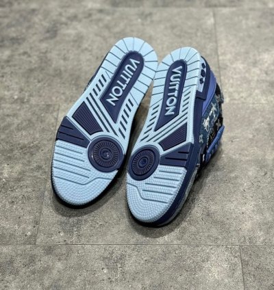 Iv Trainer Sneaker blue Black Denim Monogram