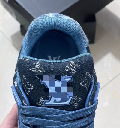 Iv Trainer Sneaker blue Black Denim Monogram