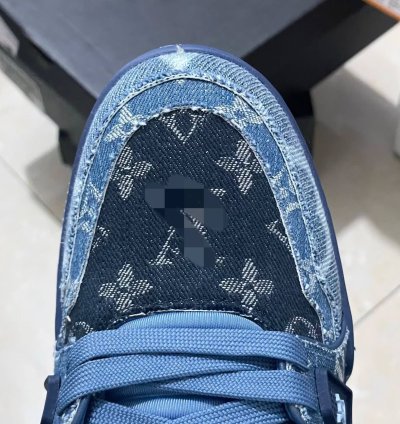 Iv Trainer Sneaker blue Black Denim Monogram