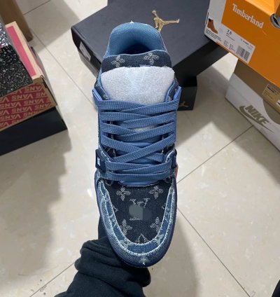 Iv Trainer Sneaker blue Black Denim Monogram
