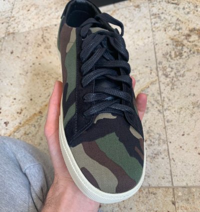 Sl06 Low Top Signature Logo Sneakers In Camo