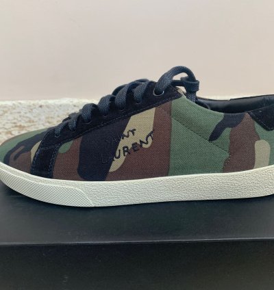 Sl06 Low Top Signature Logo Sneakers In Camo