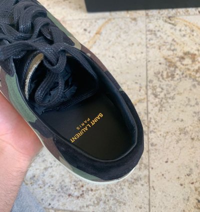 Sl06 Low Top Signature Logo Sneakers In Camo