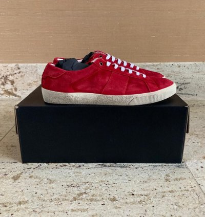 Sl06 Low Top Sneakers In Rouge Eros