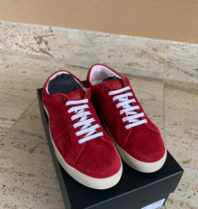 Sl06 Low Top Sneakers In Rouge Eros