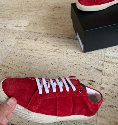 Sl06 Low Top Sneakers In Rouge Eros
