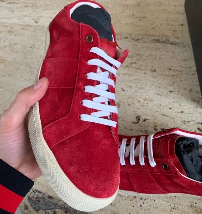 Sl06 Low Top Sneakers In Rouge Eros