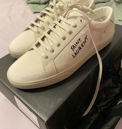 Slp Court Classic Sl-06 Embroidered Canvas Sneakers
