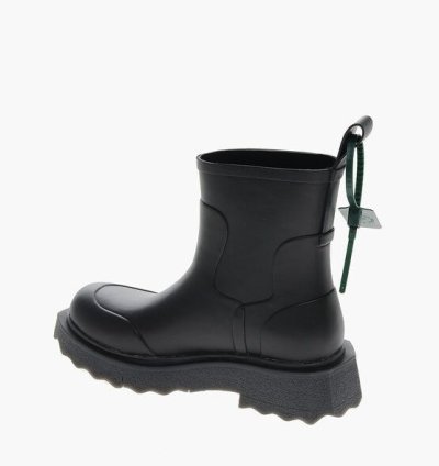 Sponge Low Boots With Embossed Logo 4cm
