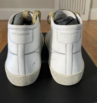 Ss16 Surf Sound Gold Laced Studded Distressed Sneakers