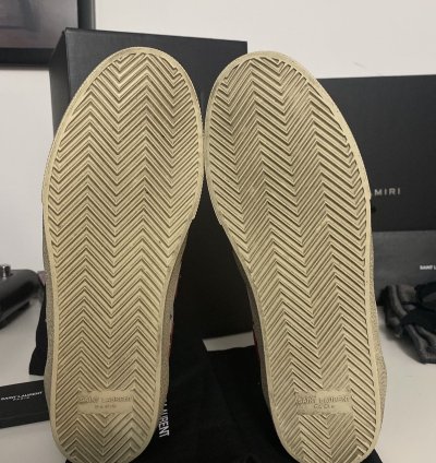 Star Print Leather Sneaker